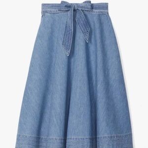 Kate Spade Light Blue A-Line Skirt